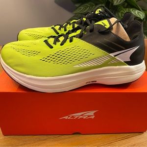 Altra Vanish Carbon running shoes.